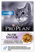 конс. Pro Plan Cat HOUSECAT 85г вкусные кусочки с индейкой в желе, для домашних кошек