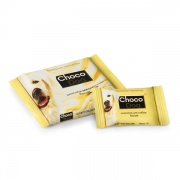 "Choco dog" 15гр. белый шоколад, полезное лакомство для собак