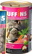 Puffins 415г для кошек кусочки в желе Ягнёнок