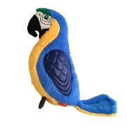 GiGwi 75478 Попугай с пищалкой большой 38см игрушка для собак серия TROPICANA SERIES (текстиль/иск.мех/резина) 