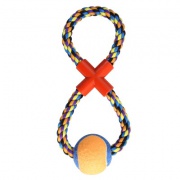 Веревка TRIOL цветная восьмерка, мяч 180-190гр. 28см 0132XJ