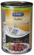 Dr.Clauder's 415г печень (liver) для кошек