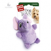 GiGwi 75013 Слон с пищалкой 9см игрушка для собак серия PLUSH FRIENDZ 