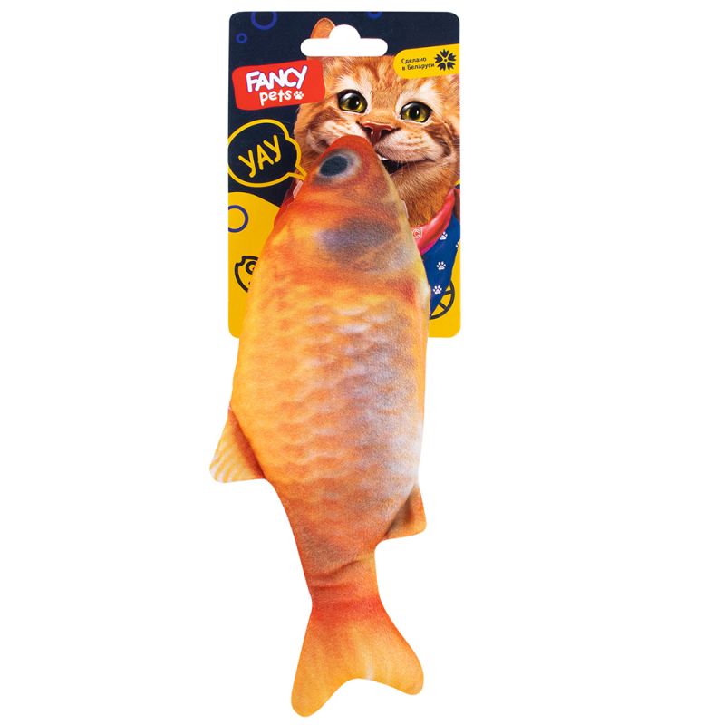 FANCY PETS  Игрушка для кошек "Рыба" с мятой FPS10 